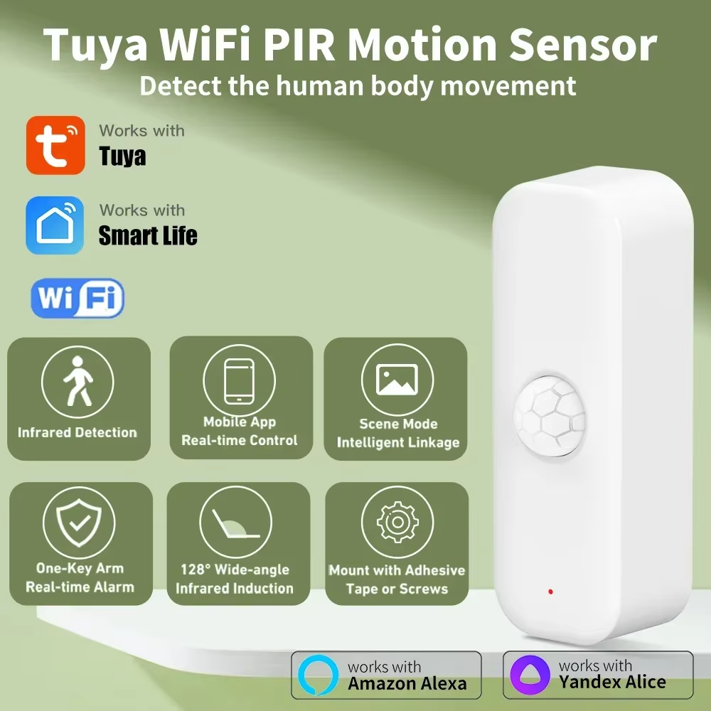 Smart Home Wiser - Tuya WiFI PIR Motion Sensor Smart