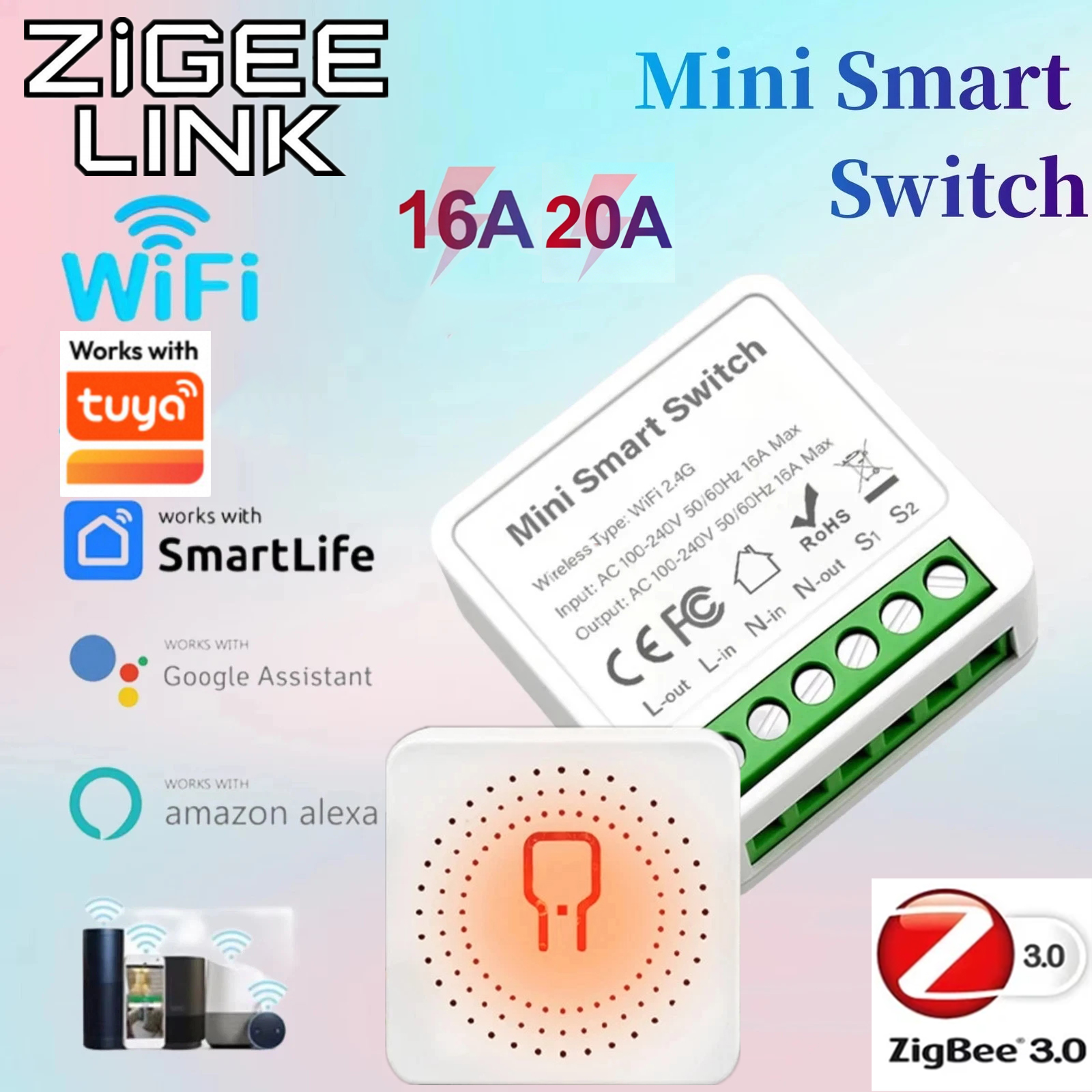 Smart Home Sistem - For Tuya Mini Smart WiFi Switch