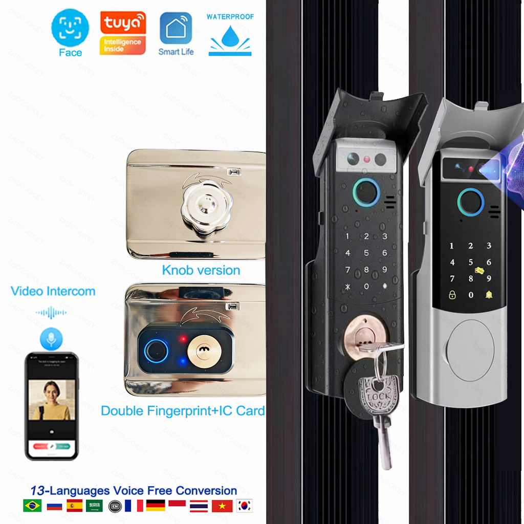Smart Home Video Doorbell Enhanced Security With Smart Doorbell - Waterproof Smart Lock Remote APP Video