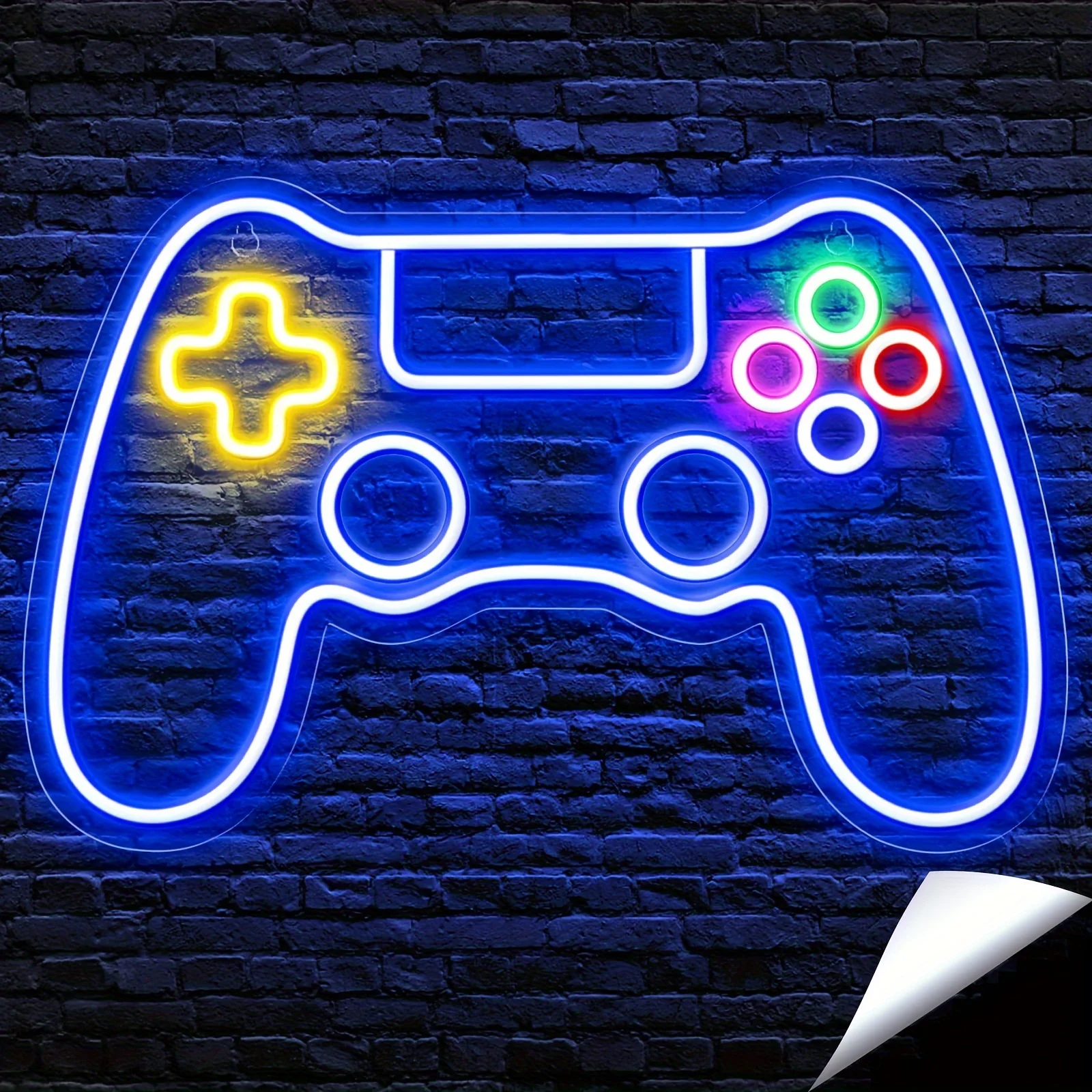 Smart Home Poster - Gamer Neon Sign Game Controller LED