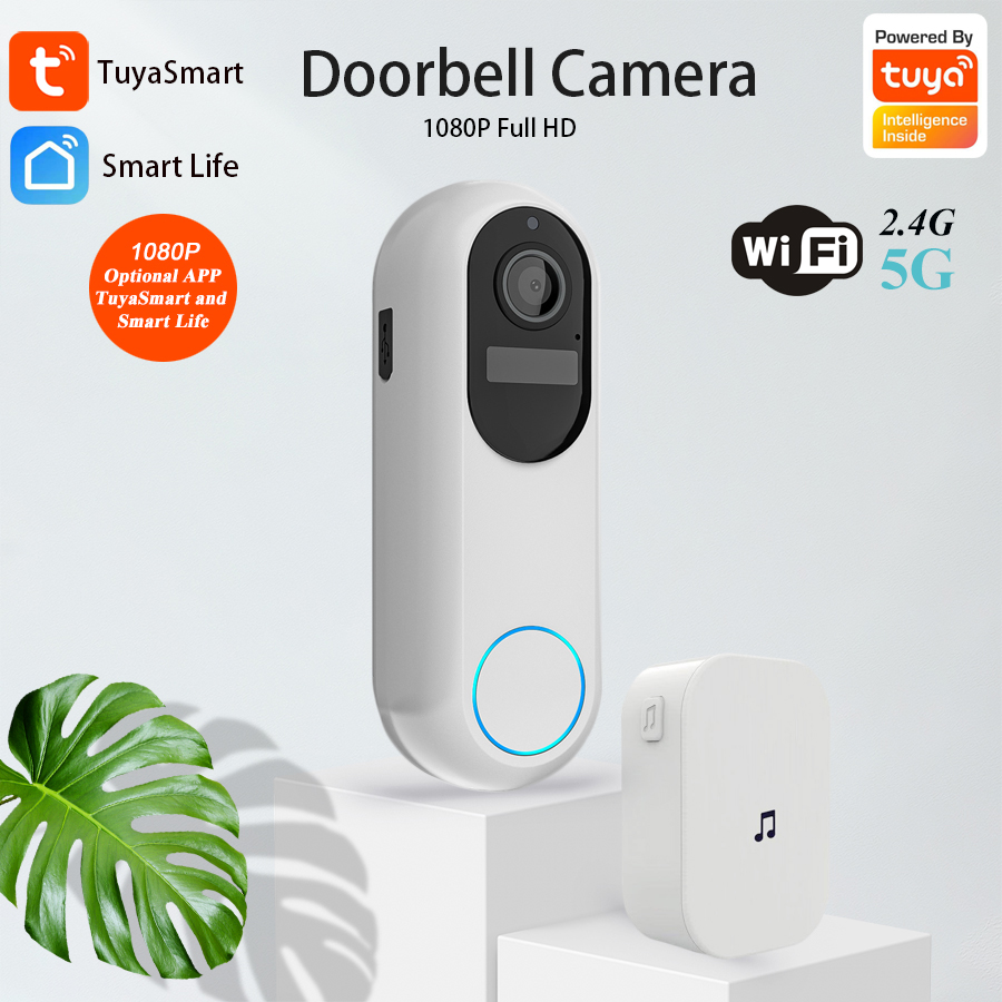 Smart Home Video Doorbell Enhanced Security With Smart Doorbell - Tuya Smart Video Doorbell Waterproof Night