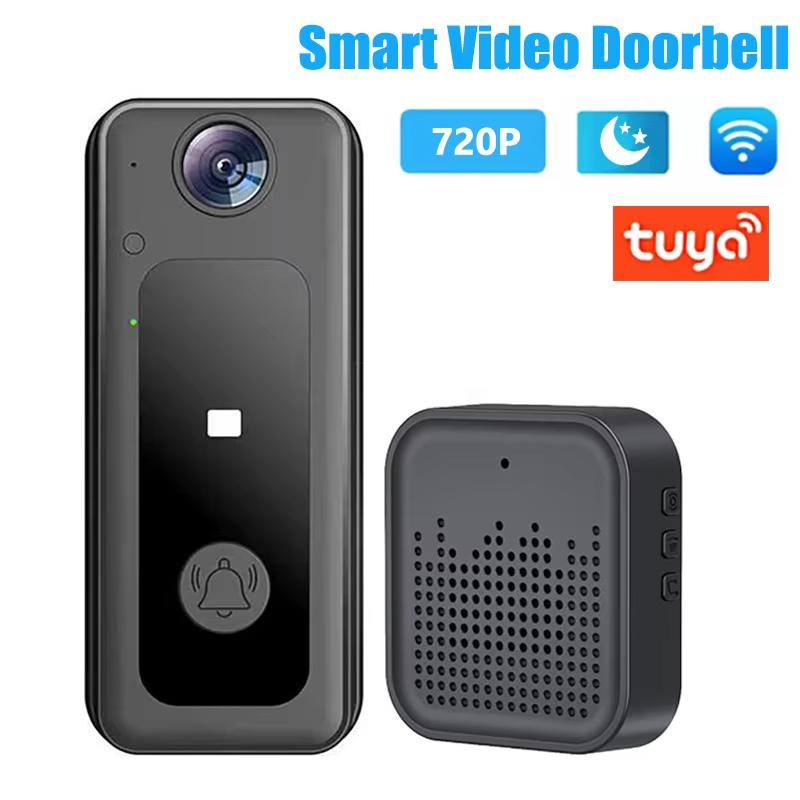 Smart Home Video Doorbell Enhanced Security With Smart Doorbell - Tuya WIFI Video Doorbell Camera Wireless