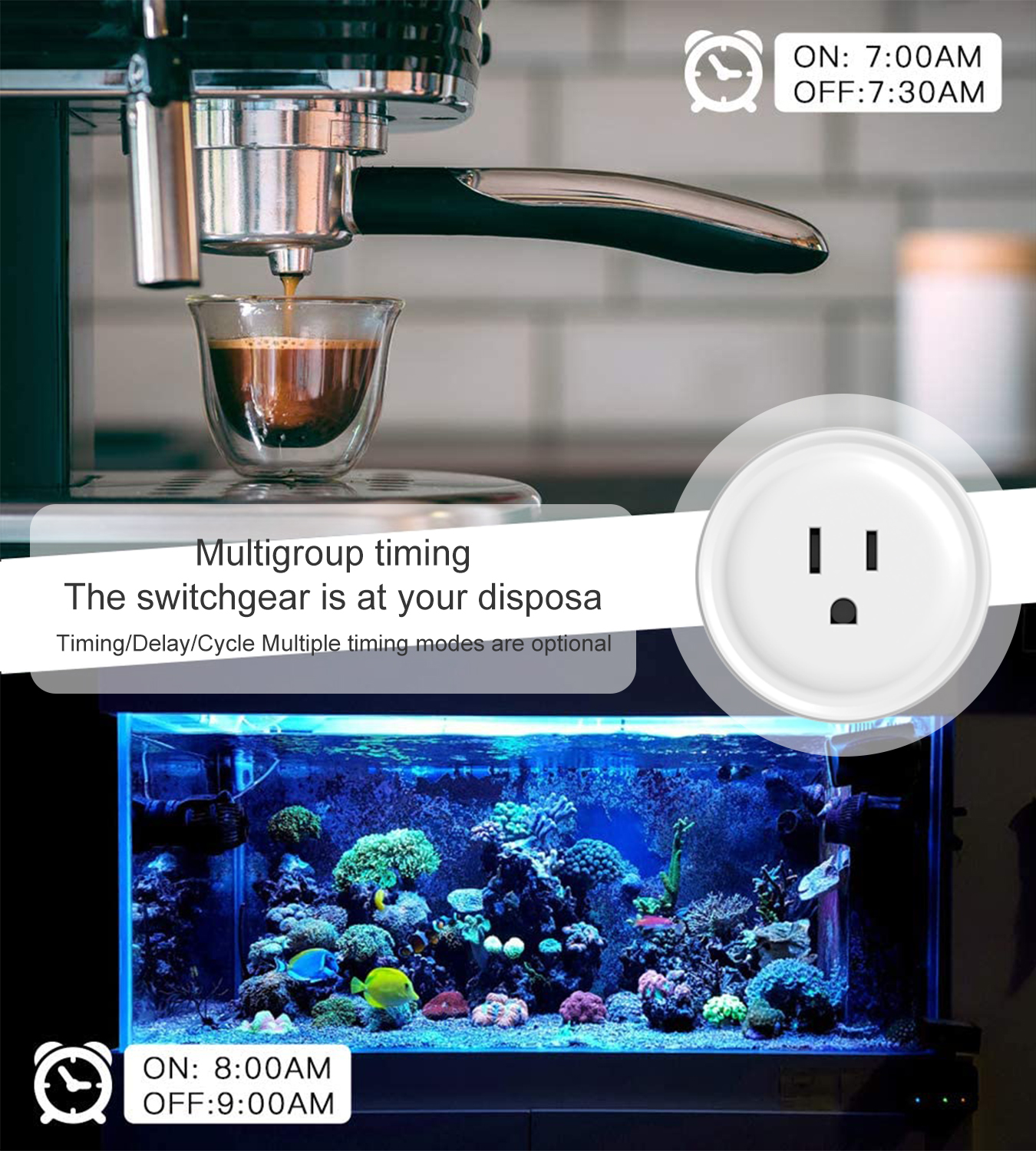 Tuya WiFi US Round 10A Smart P - огляд і ціна Smart Home Sistem