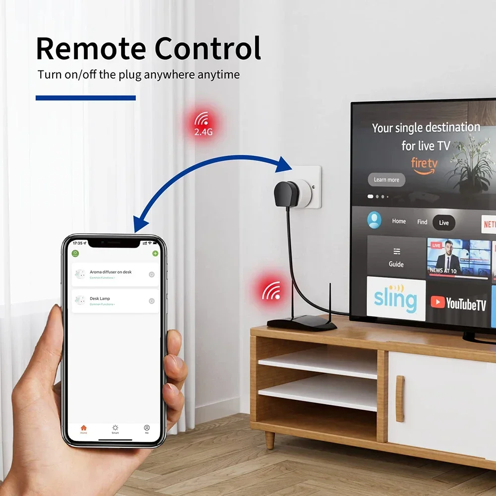 20A 16A UK Plug TUYA WIFI Smar - огляд і ціна Smart Home Elements