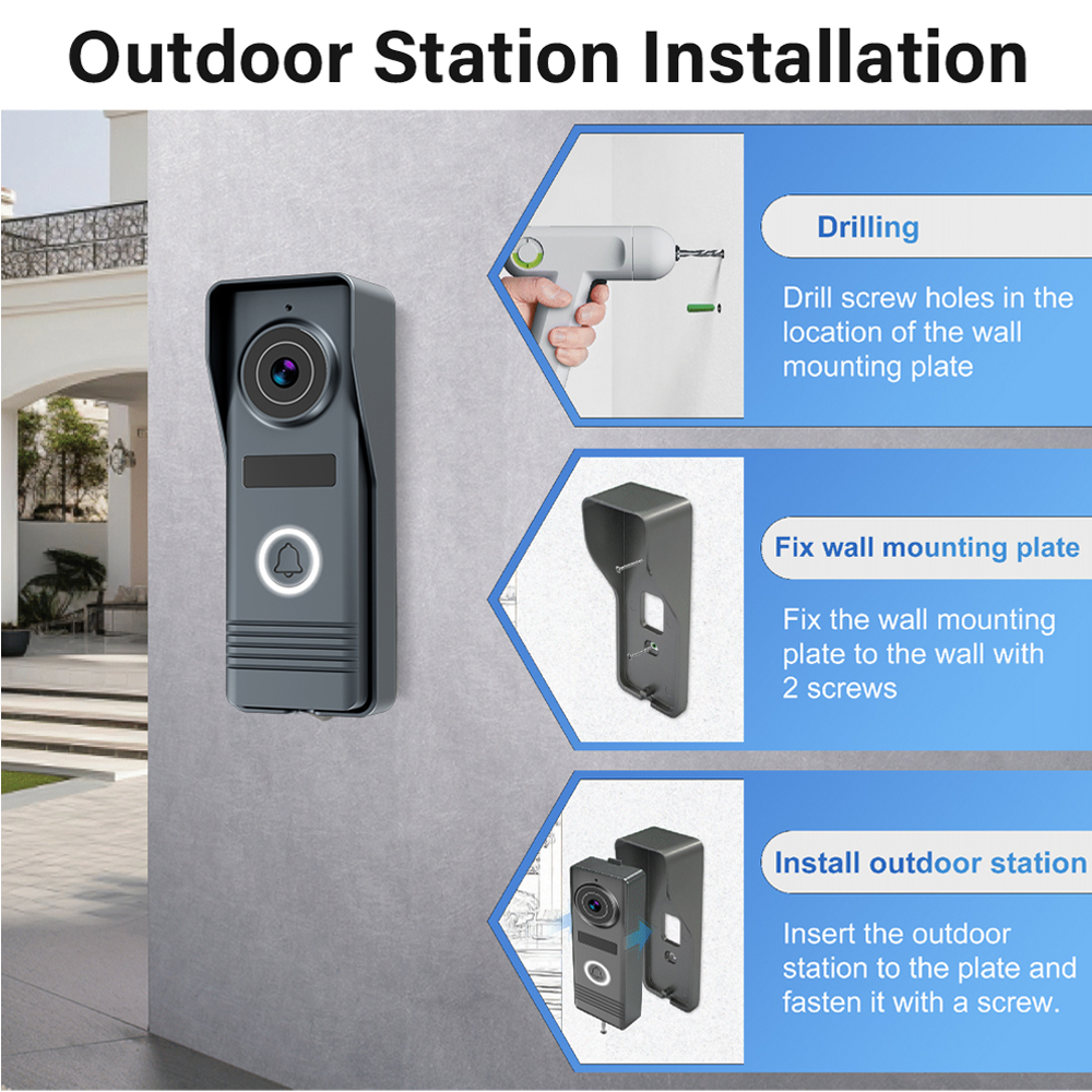 2-Wires Smart Home Tuya Wifi 1 - огляд і ціна Smart Home Video Doorbell Enhanced Security With Smart Doorbell