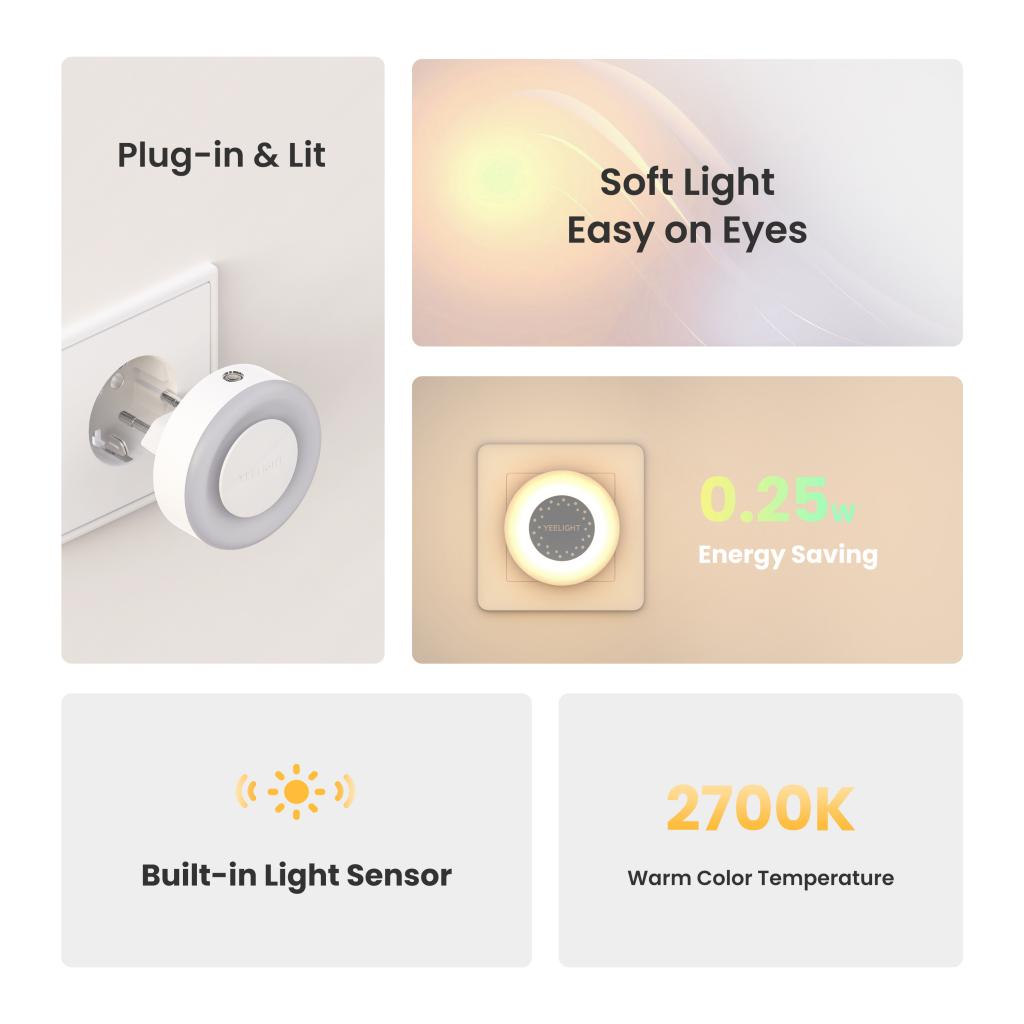 Yeelight Plug-in Light Sensor  - огляд і ціна Smart Home Xiaomi