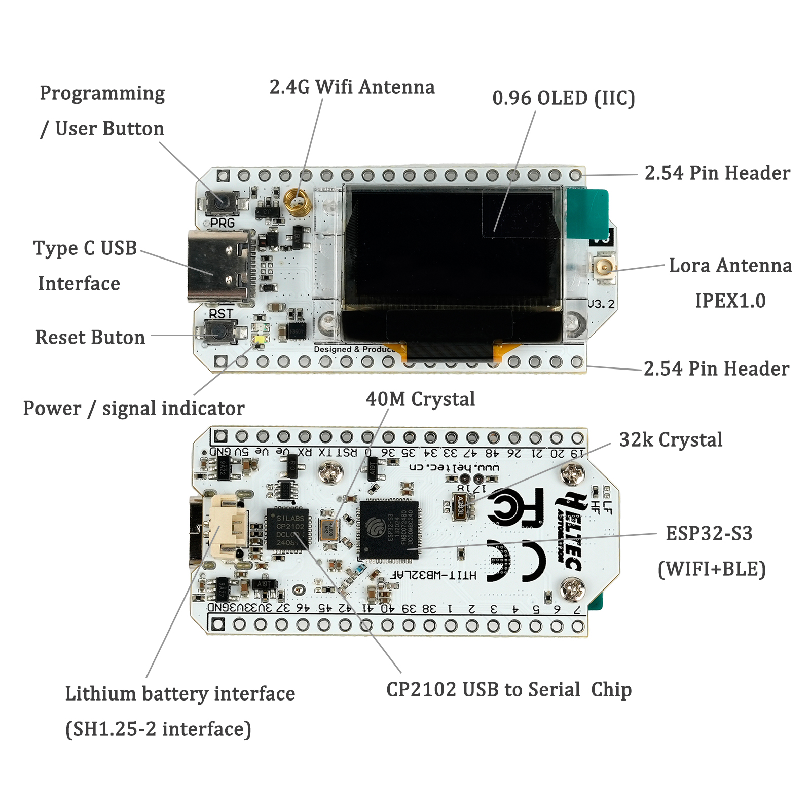 2Sets LoRa32 V3 868MHz 915MHz  - огляд і ціна Smart Home Kits