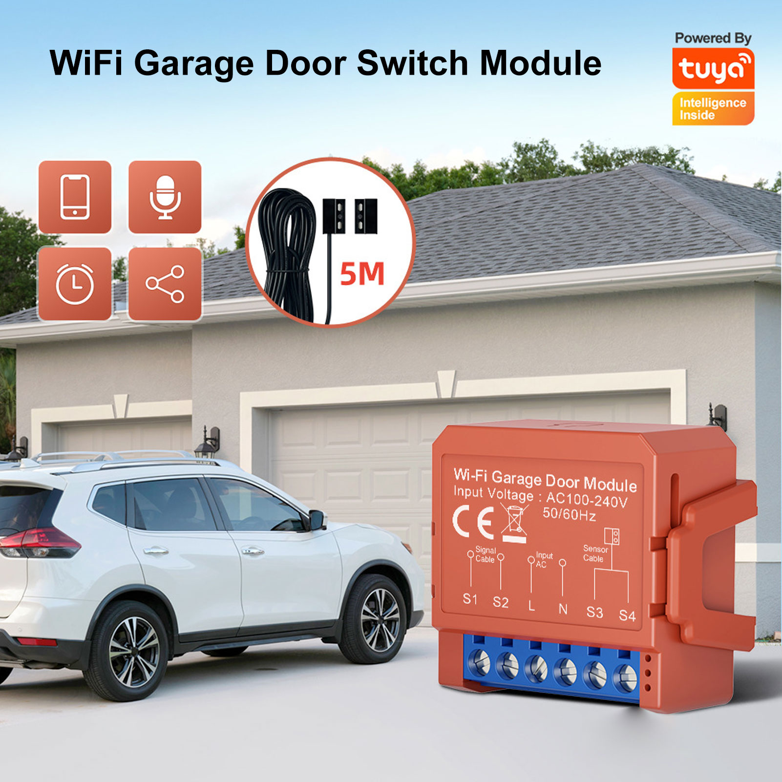Tuya WiFi Smart Garage Door Sw - огляд і ціна Smart Home Login