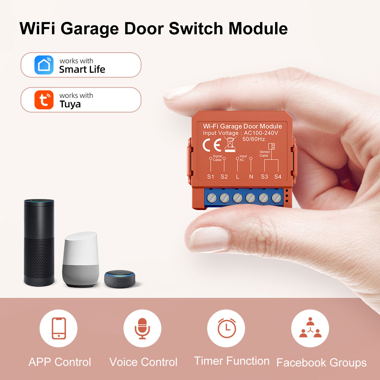 Tuya WiFi Smart Garage Door Sw - огляд і ціна Smart Home Login