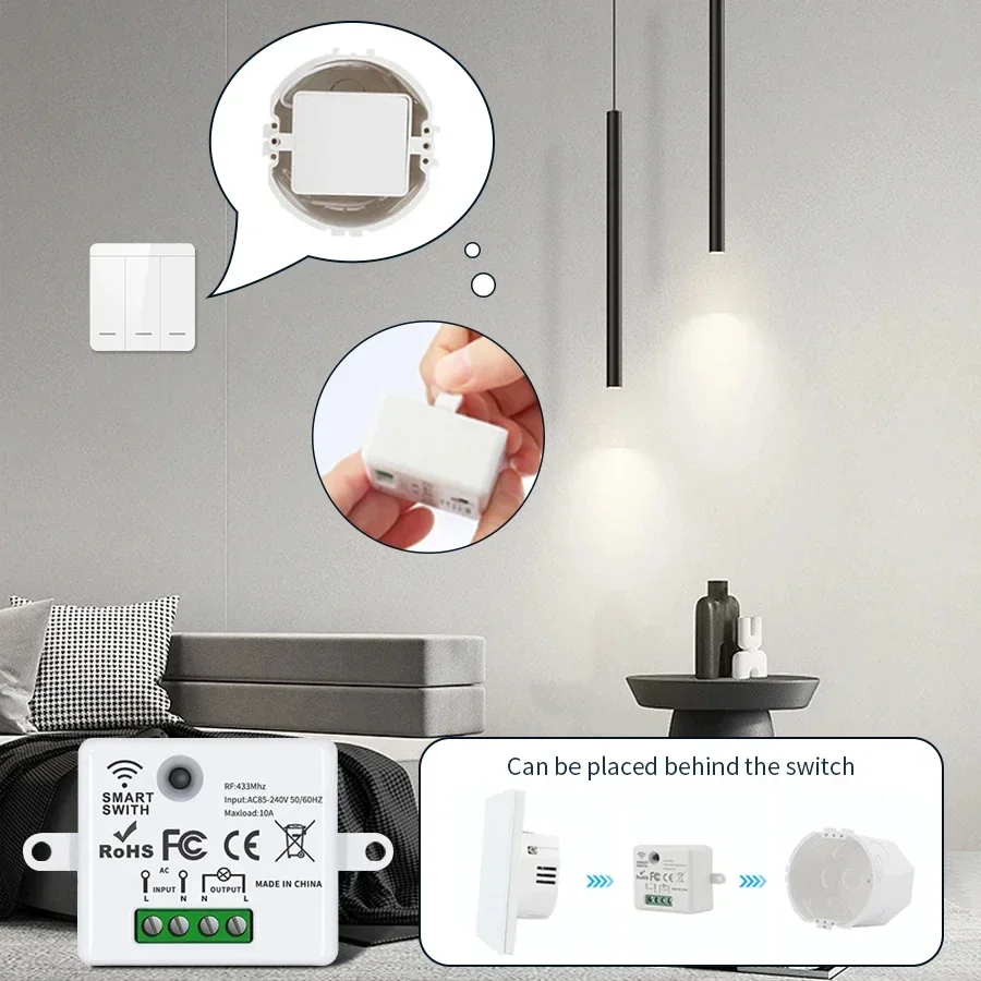 RF 433MHz Wireless Remote Cont - огляд і ціна Smart Home Sistem