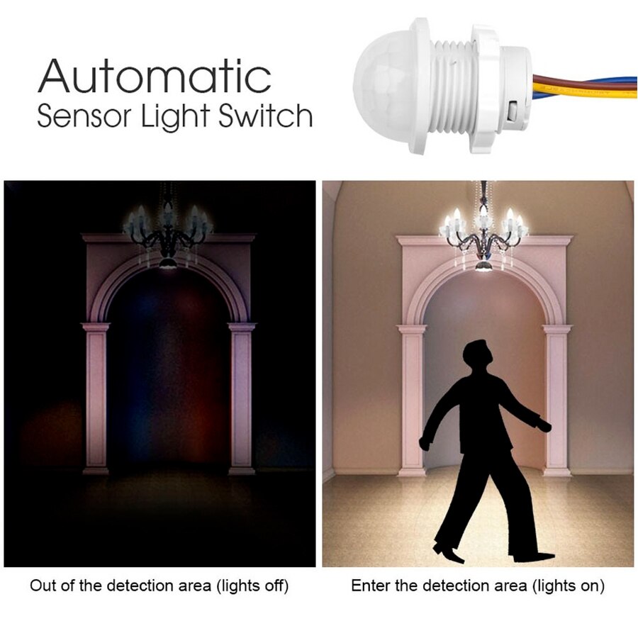 AC 110V 220V Mini Motion Senso - огляд і ціна Smart Home Miniature