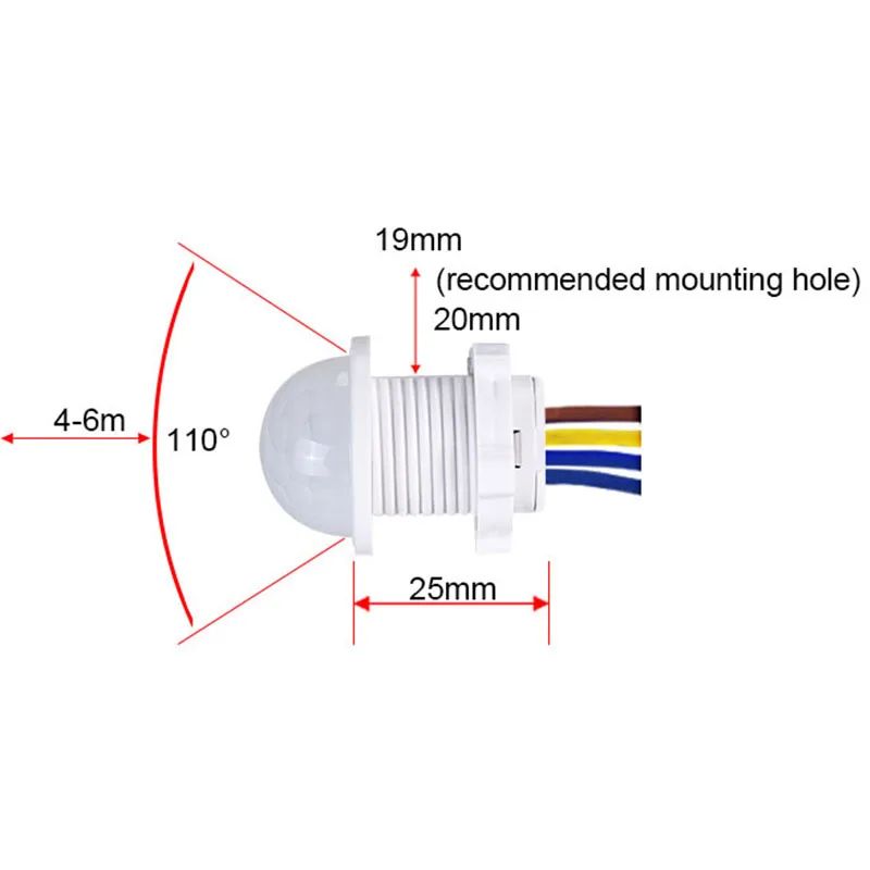 AC 110V 220V Mini Motion Senso - огляд і ціна Smart Home Miniature