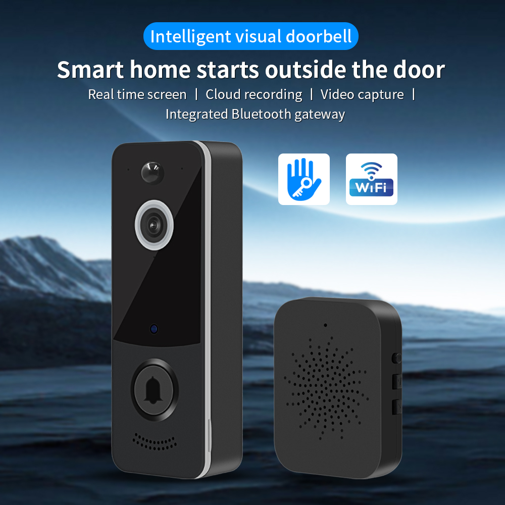 1080P WIFI Video Doorbell TTLO - огляд і ціна Smart Home Video Doorbell Enhanced Security With Smart Doorbell