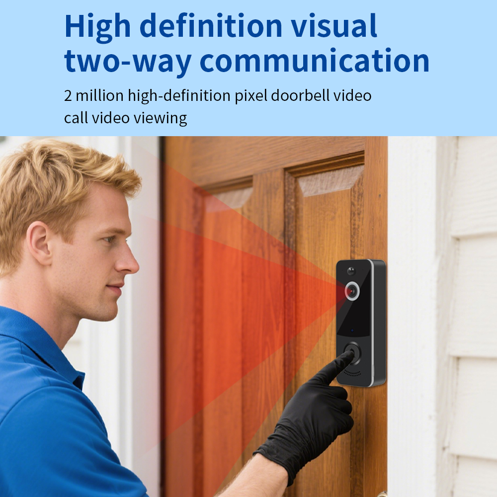 1080P WIFI Video Doorbell TTLO - огляд і ціна Smart Home Video Doorbell Enhanced Security With Smart Doorbell