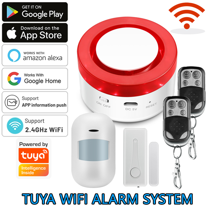 WiFi Tuya Home Alarm System 12 - огляд і ціна Home Automation Kit