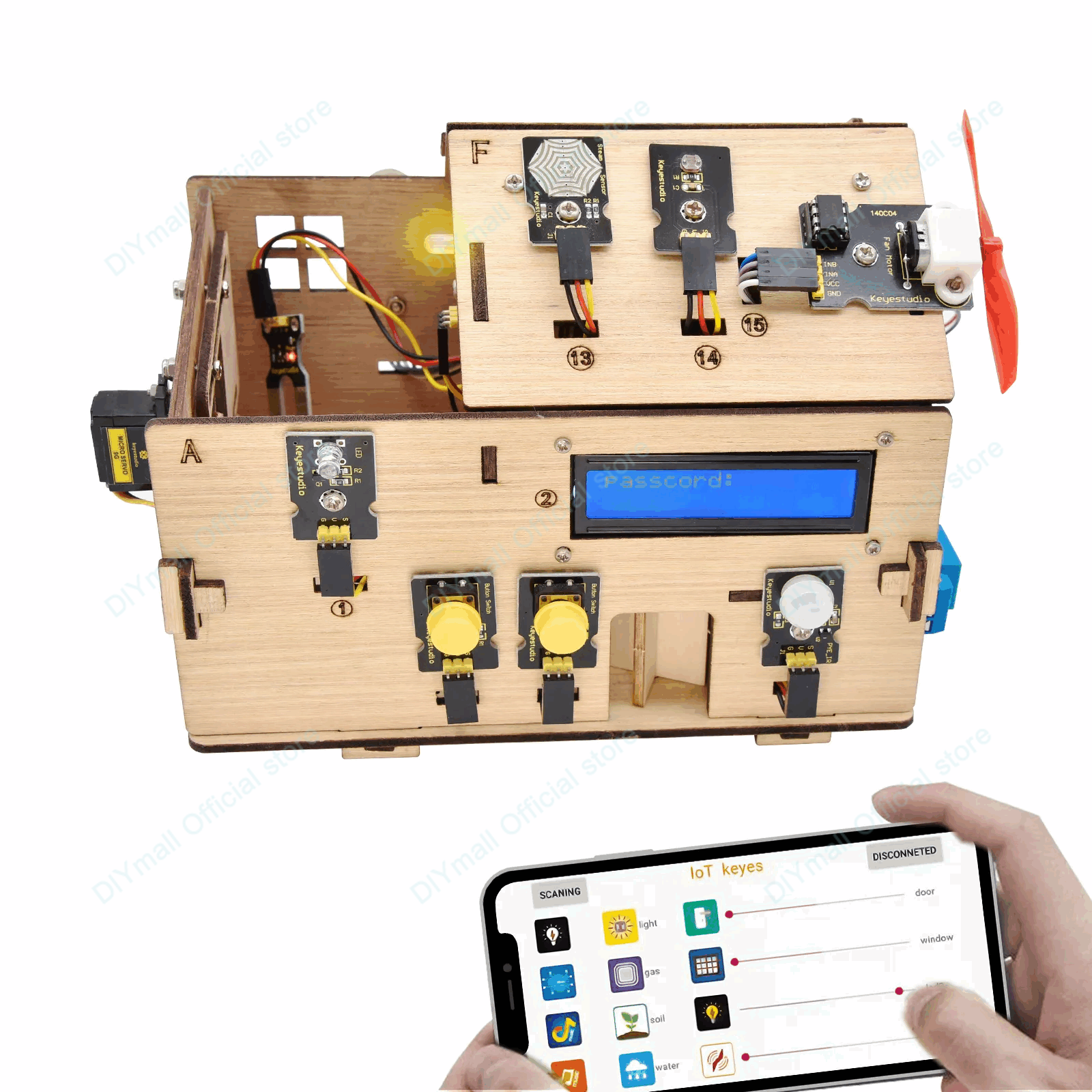 Keyestudio Smart IoT Home Kit  - огляд і ціна Home Automation Kit