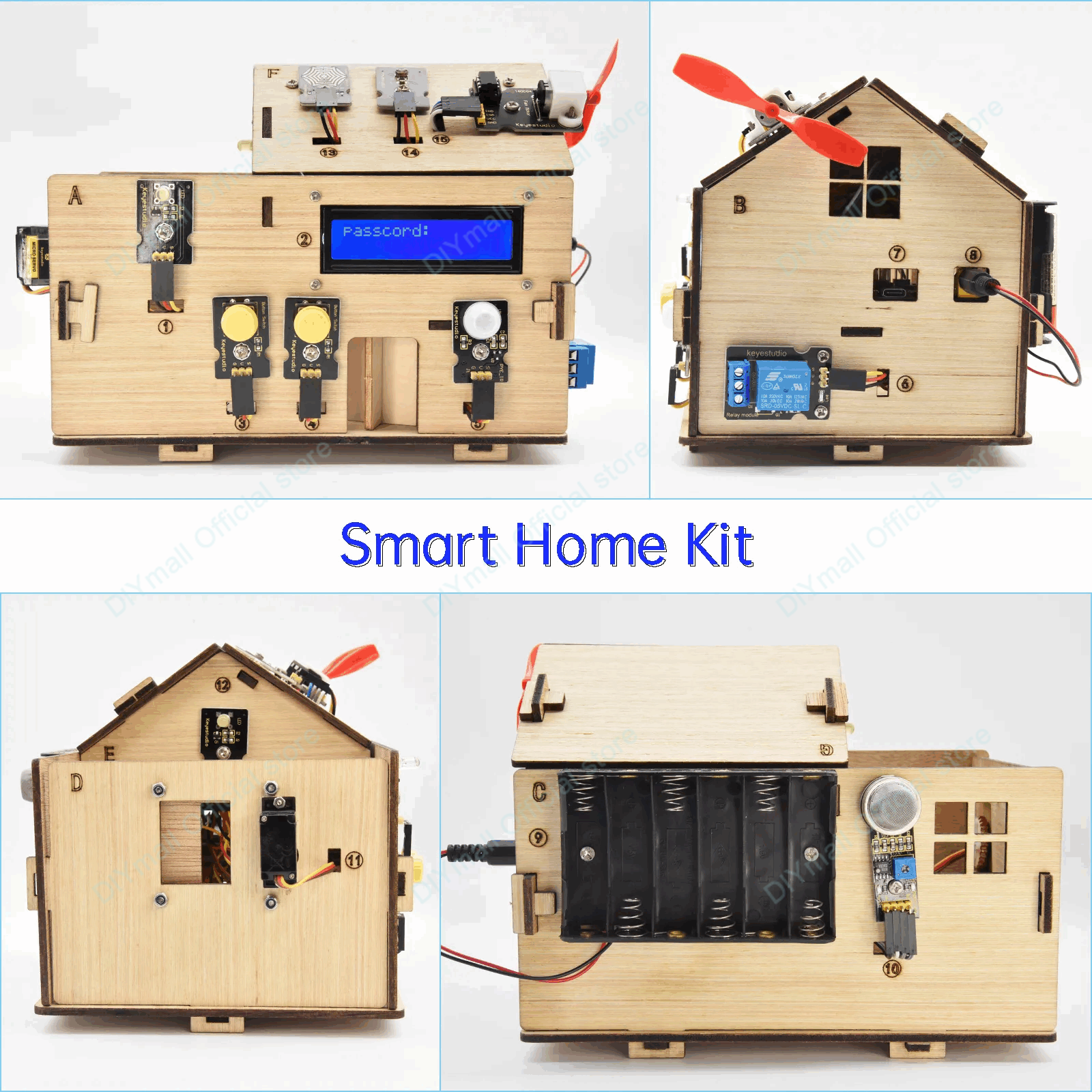 Keyestudio Smart IoT Home Kit  - огляд і ціна Home Automation Kit