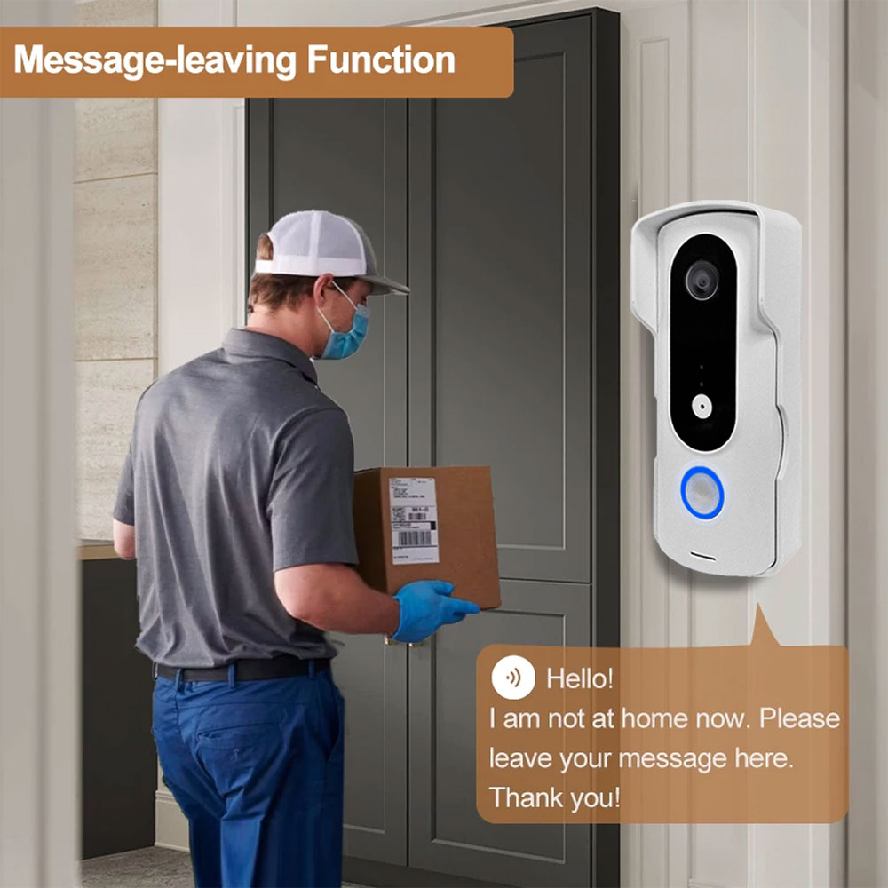 2 Wire Smart Home Tuya Wifi 10 - огляд і ціна Smart Home Video Doorbell Enhanced Security With Smart Doorbell