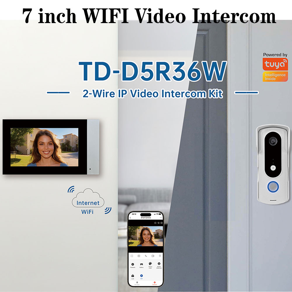 2 Wire Smart Home Tuya Wifi 10 - огляд і ціна Smart Home Video Doorbell Enhanced Security With Smart Doorbell