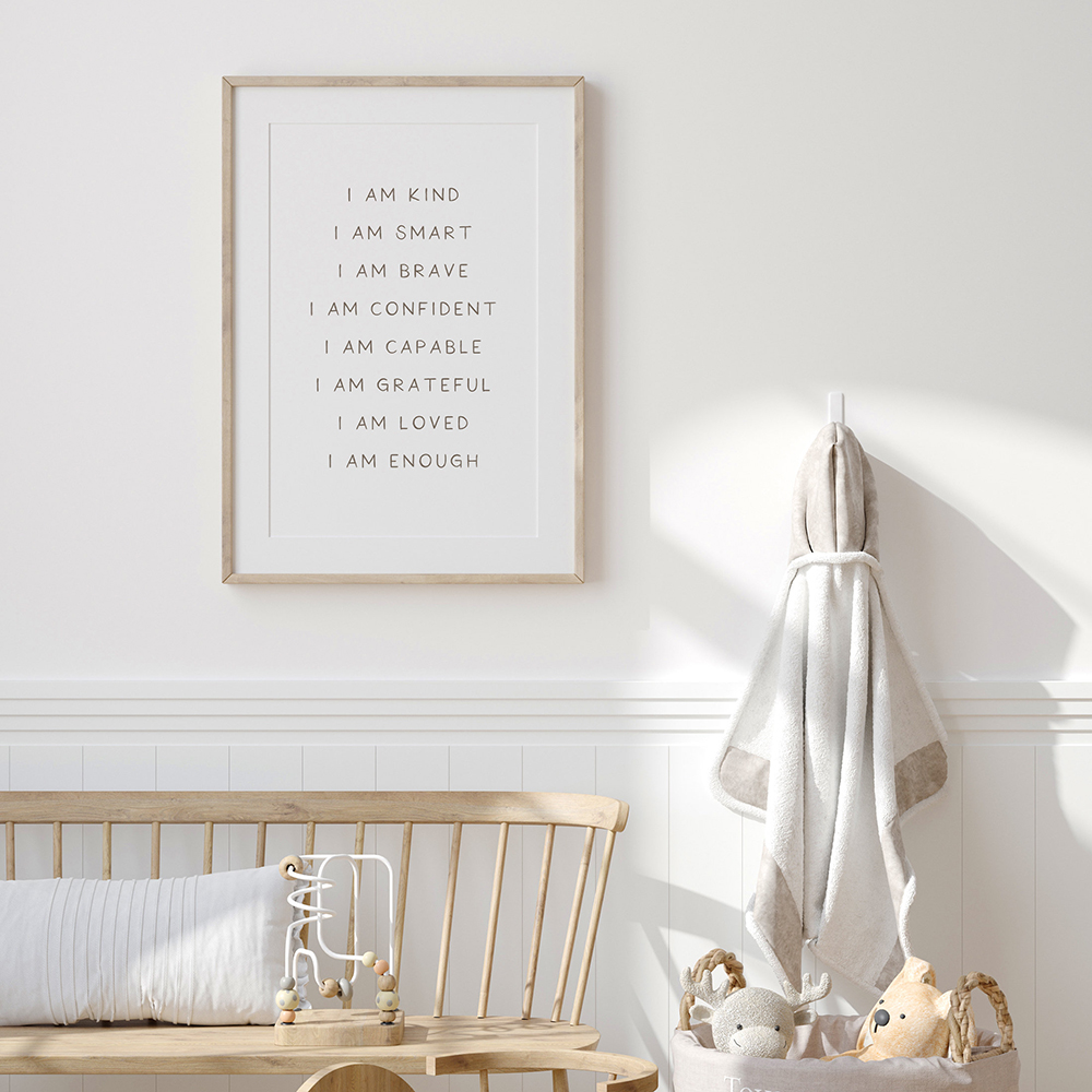 I am Kind Smart Loved Inspirat - огляд і ціна Smart Home Poster