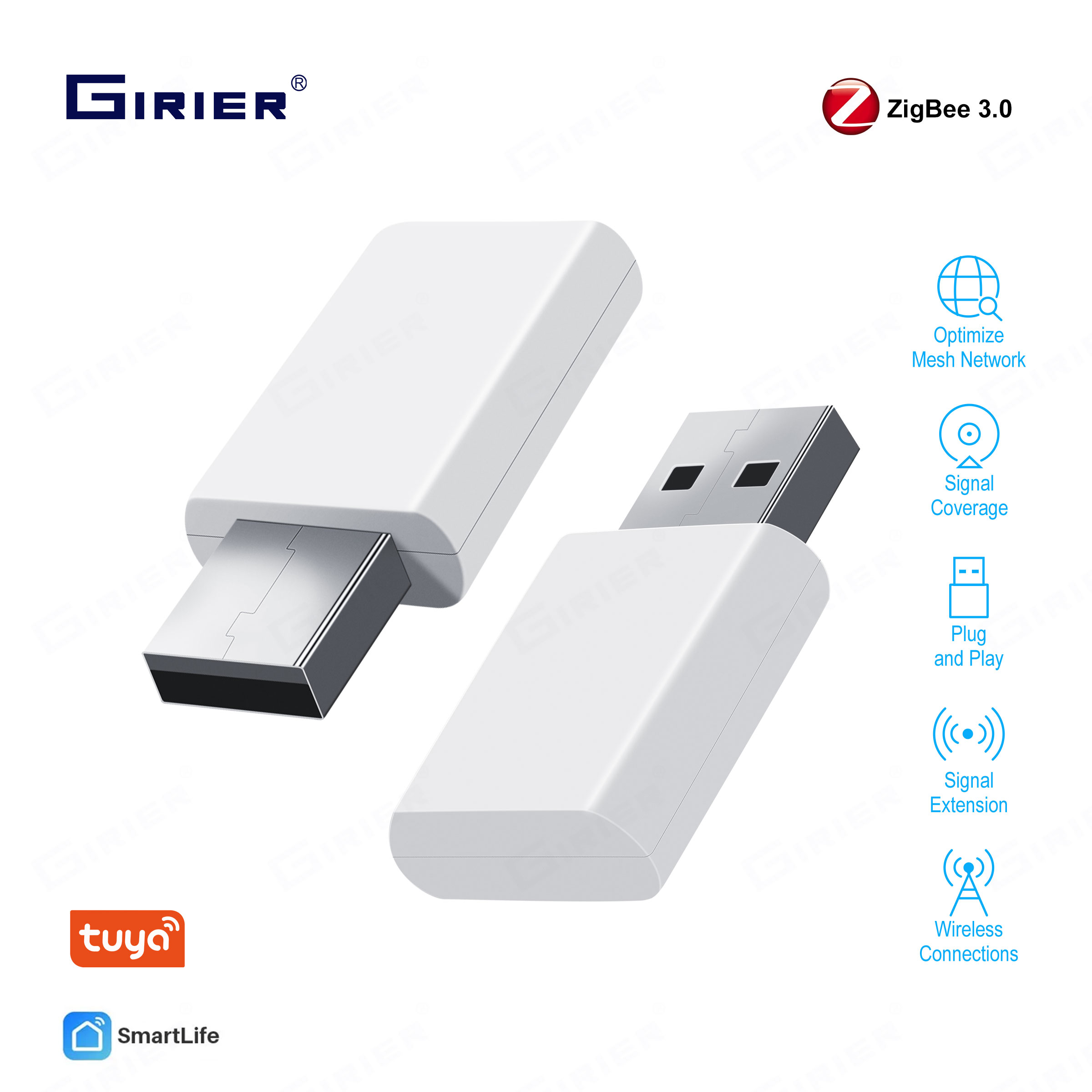 GIRIER ZigBee Repeater Amplifi - огляд і ціна Smart Home Hub Device
