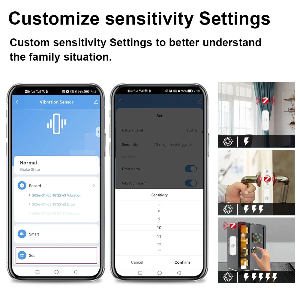 Smart ZigBee Vibration Sensor  - огляд і ціна Smart Home Kit