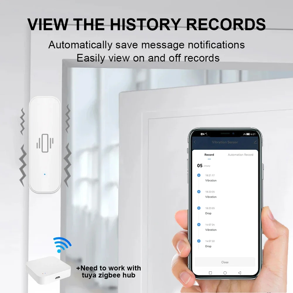 Smart ZigBee Vibration Sensor  - огляд і ціна Smart Home Kit