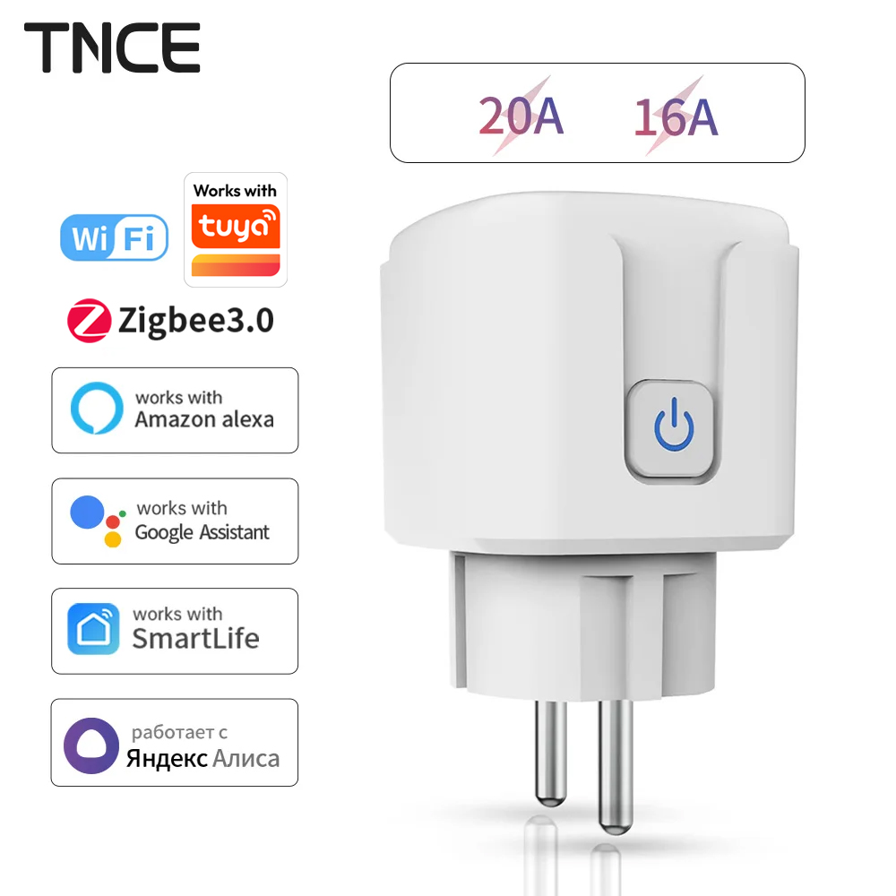 TNCE Tuya WiFi/Zigbee 16A/20A  - огляд і ціна Smart Home Elements