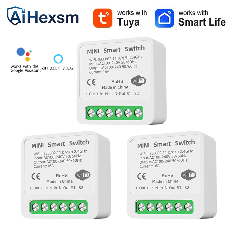 16A Tuya WiFi Smart Switch 2-w - огляд і ціна Smart Home Energy