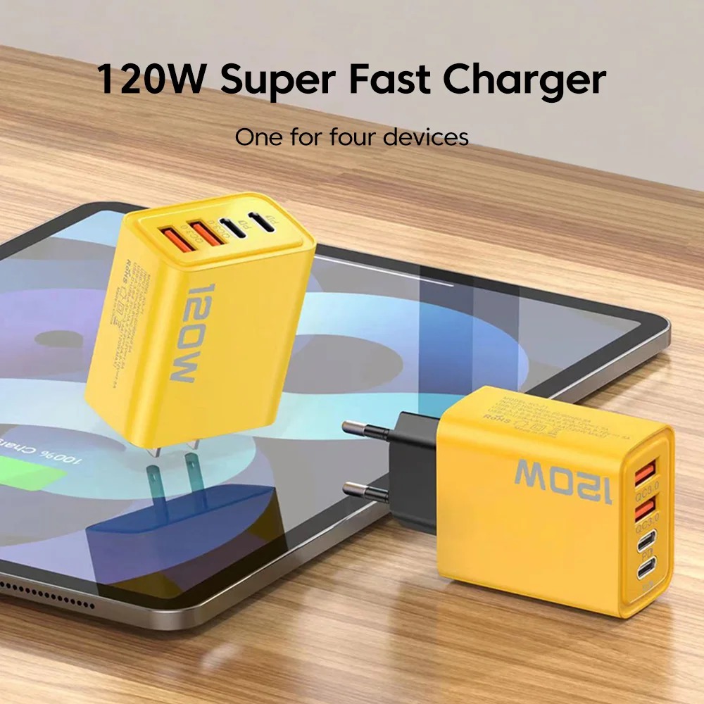 120W USB C PD Charger 4 Ports  - огляд і ціна Smart Home Xiaomi
