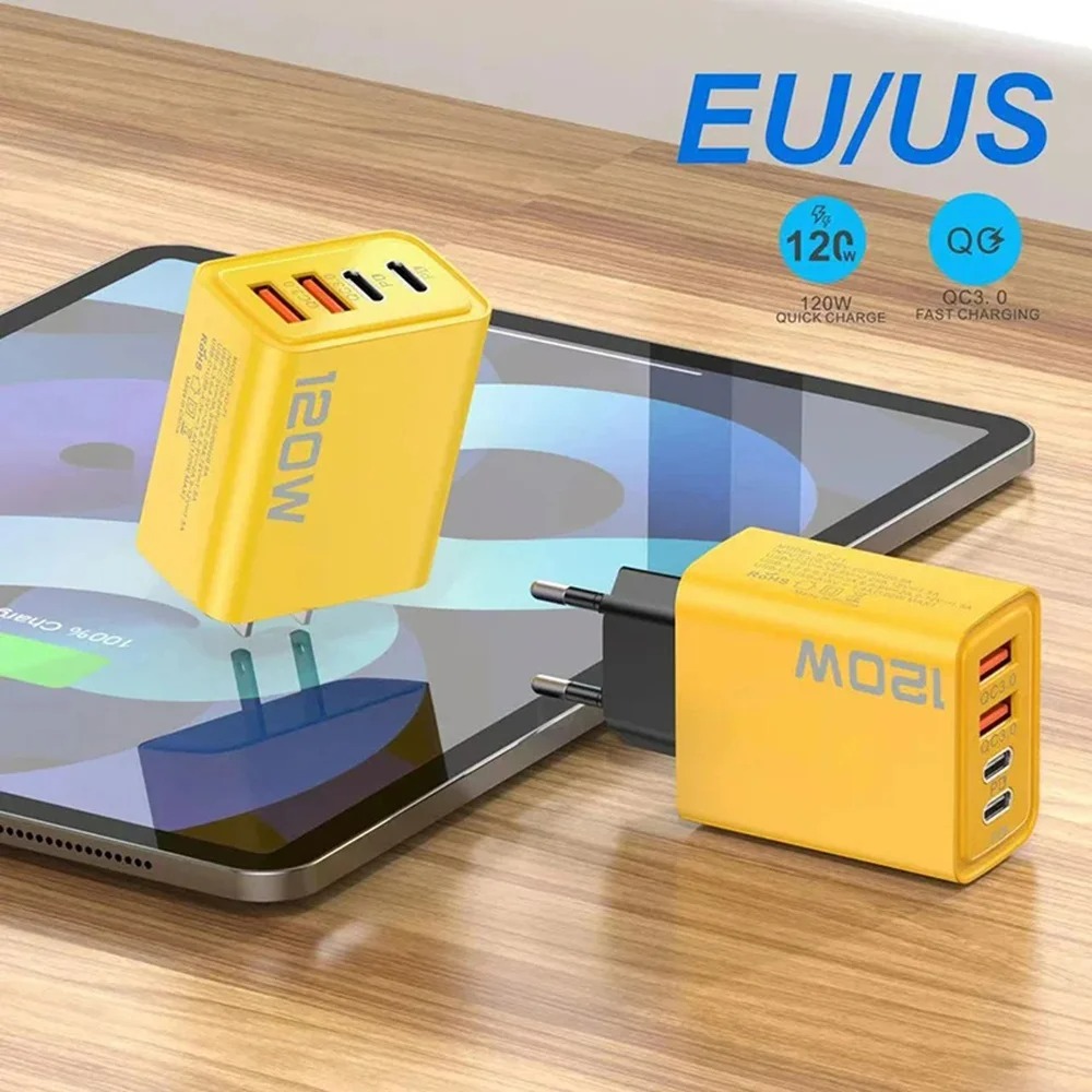 120W USB C PD Charger 4 Ports  - огляд і ціна Smart Home Xiaomi