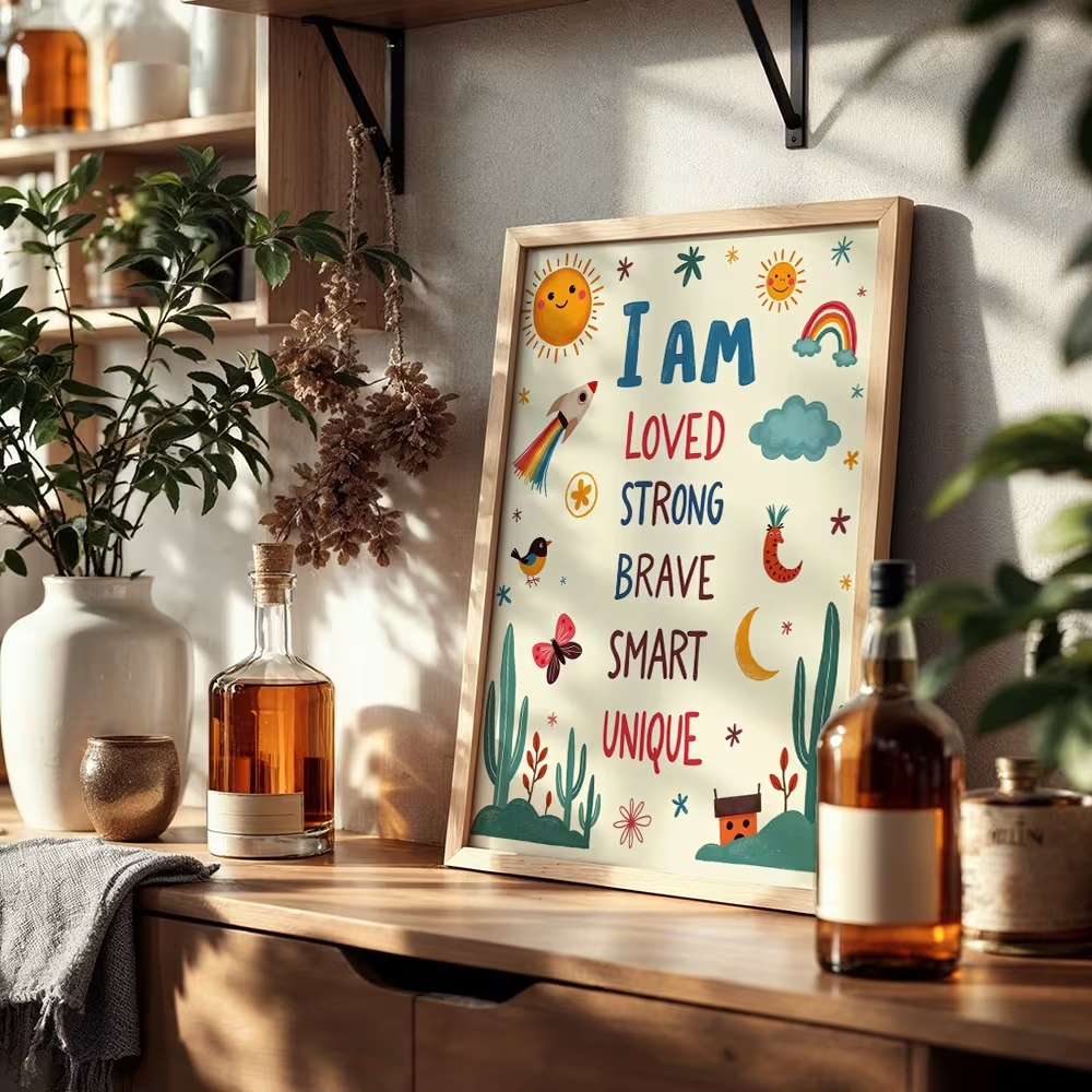 Colorful I Am Loved Strong Bra - огляд і ціна Smart Home Poster