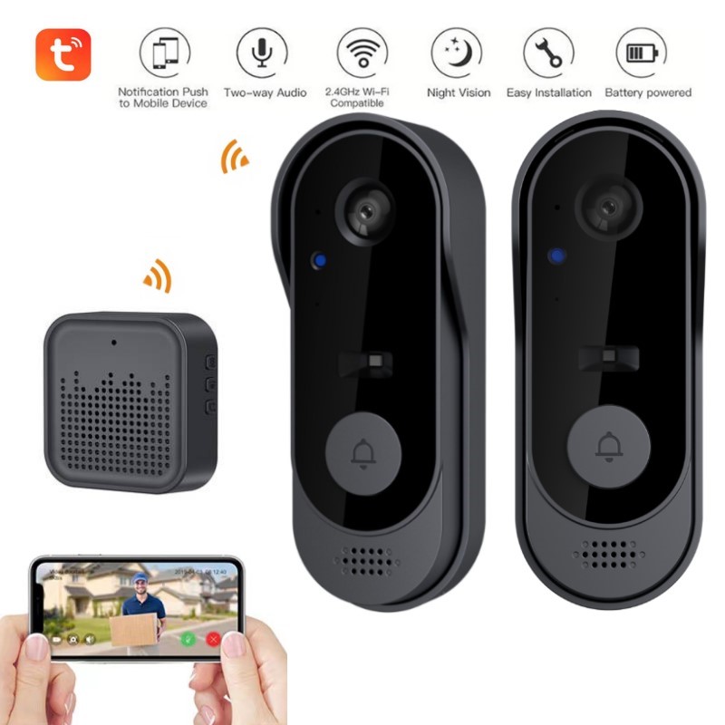 Tuya WIFI Camera Doorbell HD V - огляд і ціна Smart Home Video Doorbell Enhanced Security With Smart Doorbell