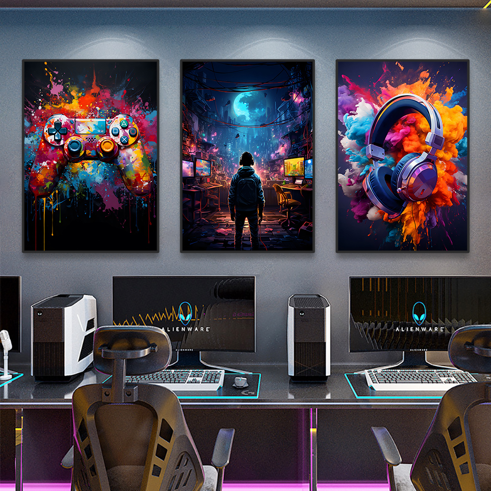 80s 90s Colorful Neon Cyberpun - огляд і ціна Smart Home Poster