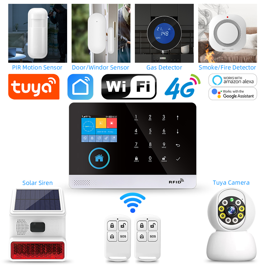4G GSM Wifi Wireless Home Alar - огляд і ціна Home Automation Kit