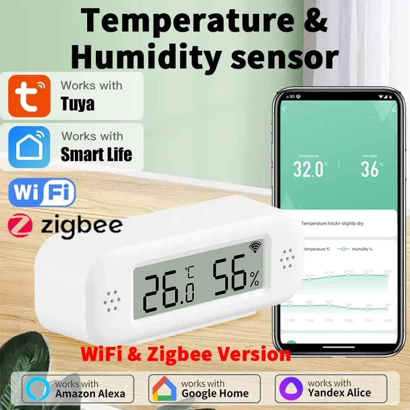 Tuya Zigbee WiFi Mini Temperat - огляд і ціна Smart Home Miniature