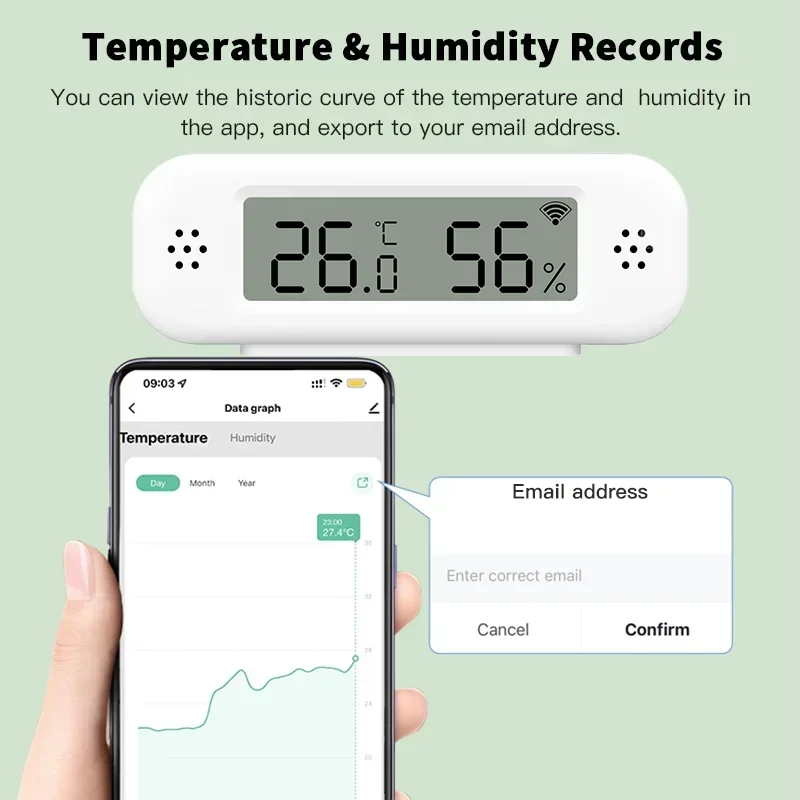 Tuya Zigbee WiFi Mini Temperat - огляд і ціна Smart Home Miniature