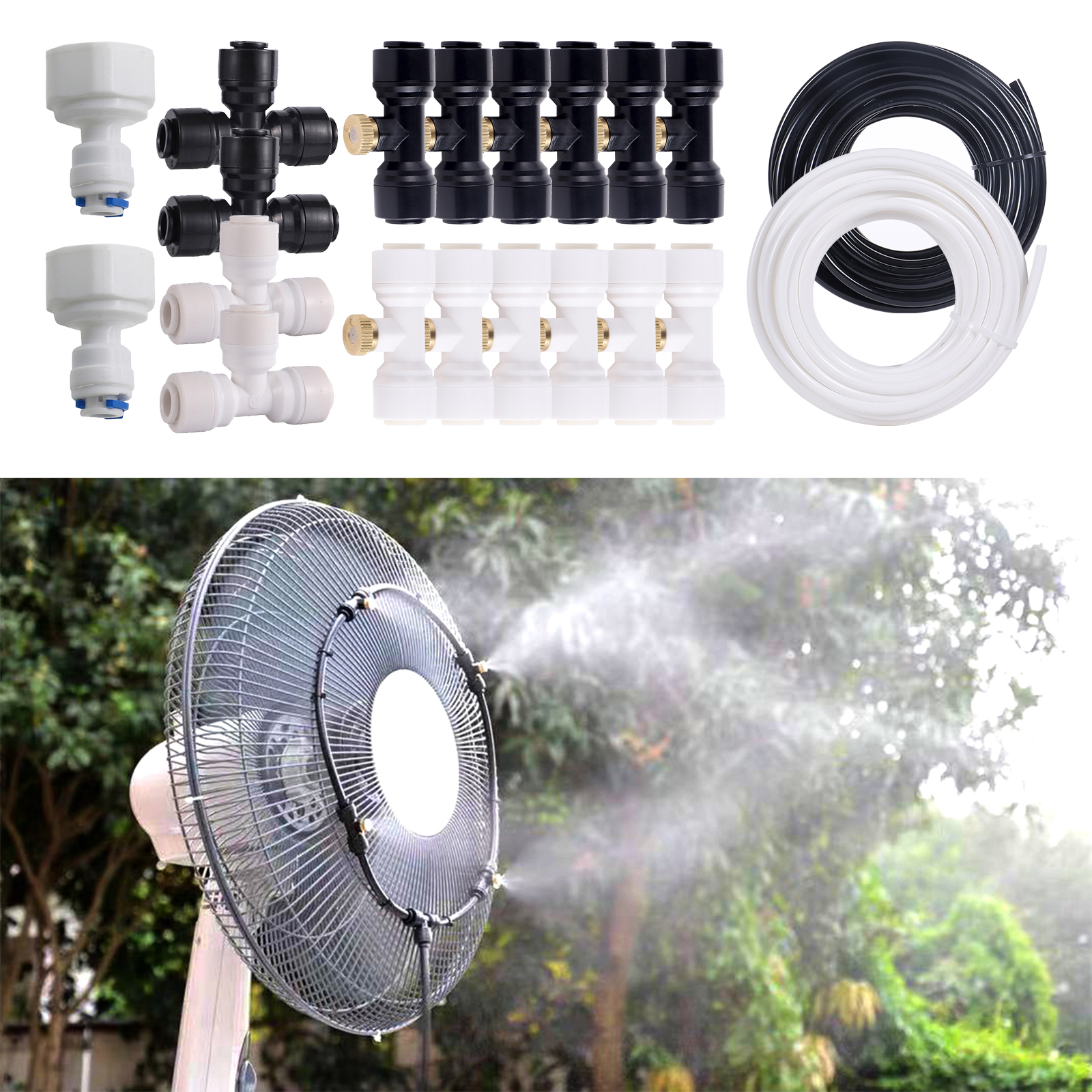 Misting Fan Cooling Automatic  - огляд і ціна Home Automation Kit