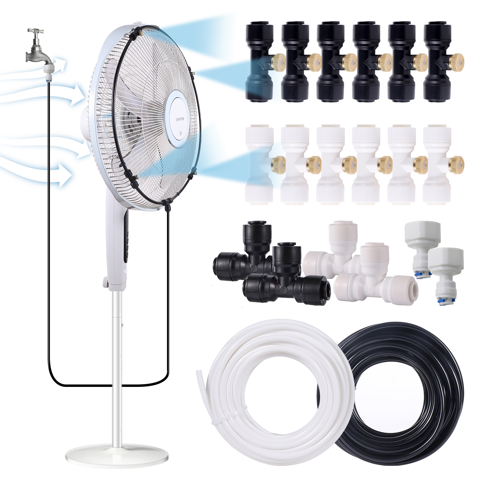 Misting Fan Cooling Automatic  - огляд і ціна Home Automation Kit
