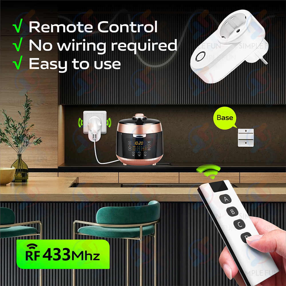 433Mhz Wireless Remote Control - огляд і ціна Smart Home Utilities
