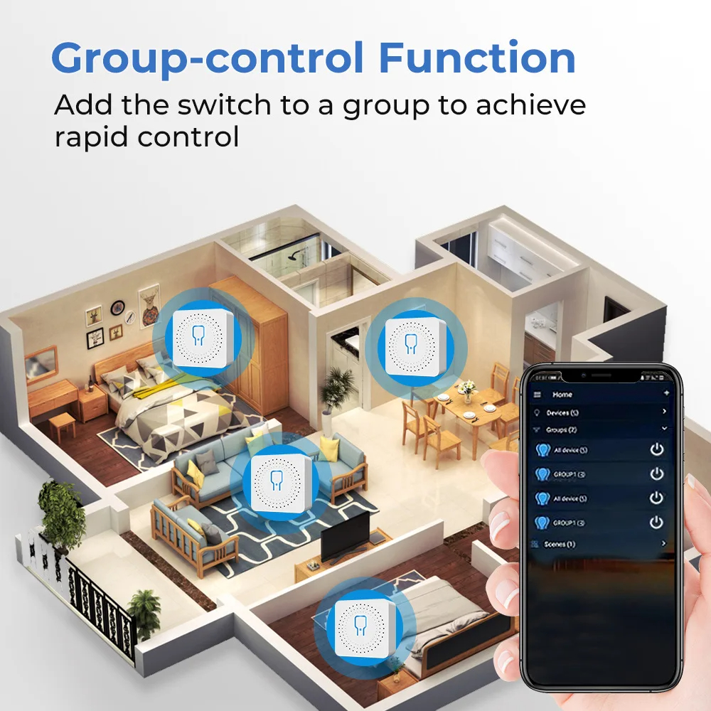 For Tuya Mini Smart WiFi Switc - огляд і ціна Smart Home Sistem