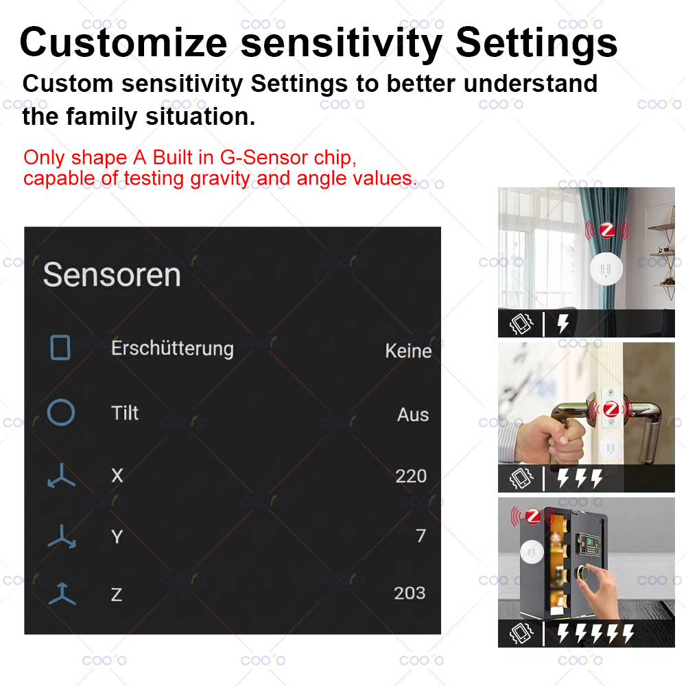 ZigBee 3.0 Vibration Sensor Re - огляд і ціна Smart Home Kit