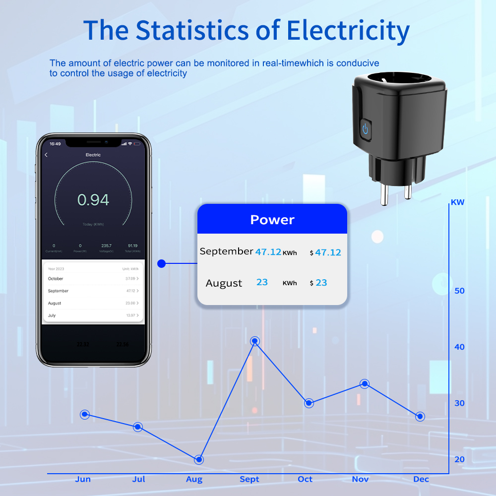 Tuya Smart Socket  WiFi Remote - огляд і ціна Smart Home Energy