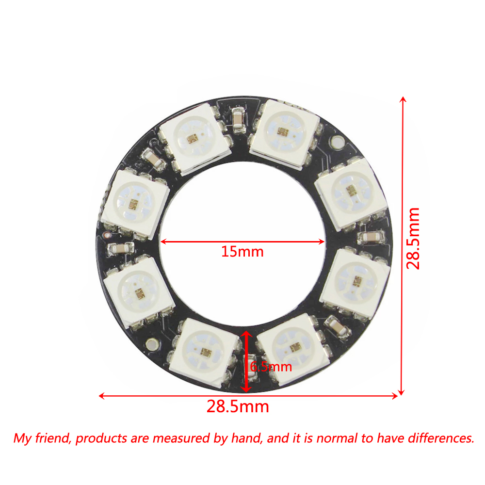 RGB LED Ring Light 8 Bits WS28 - огляд і ціна Home Automation Kit