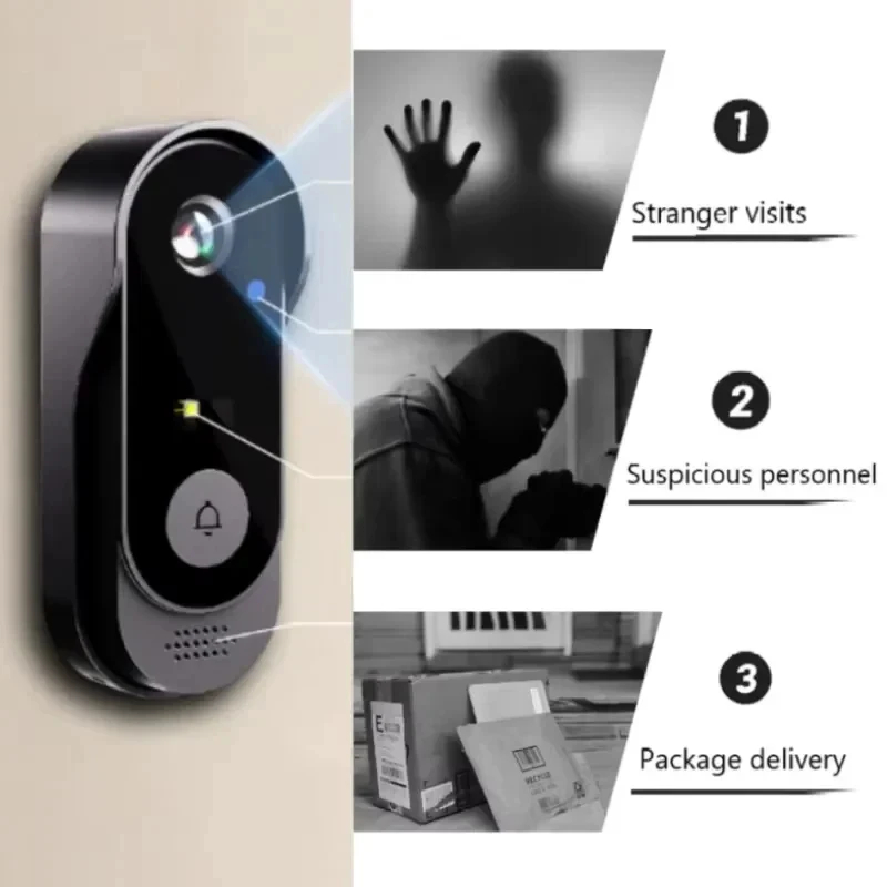 Tuya WIFI Camera Doorbell HD V - огляд і ціна Smart Home Video Doorbell Enhanced Security With Smart Doorbell