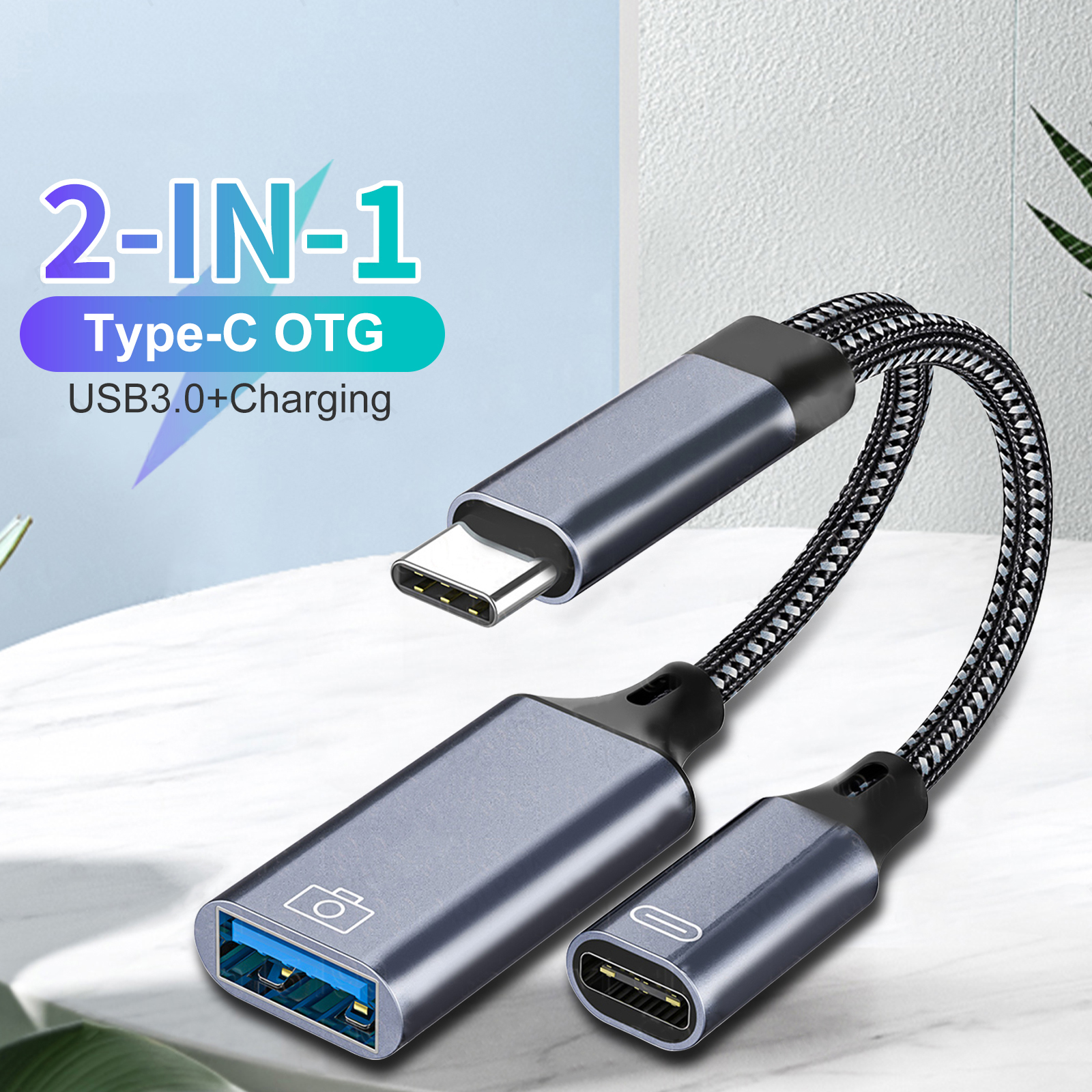 2 in 1 OTG Adapter Type USB C  - огляд і ціна Smart Home Xiaomi