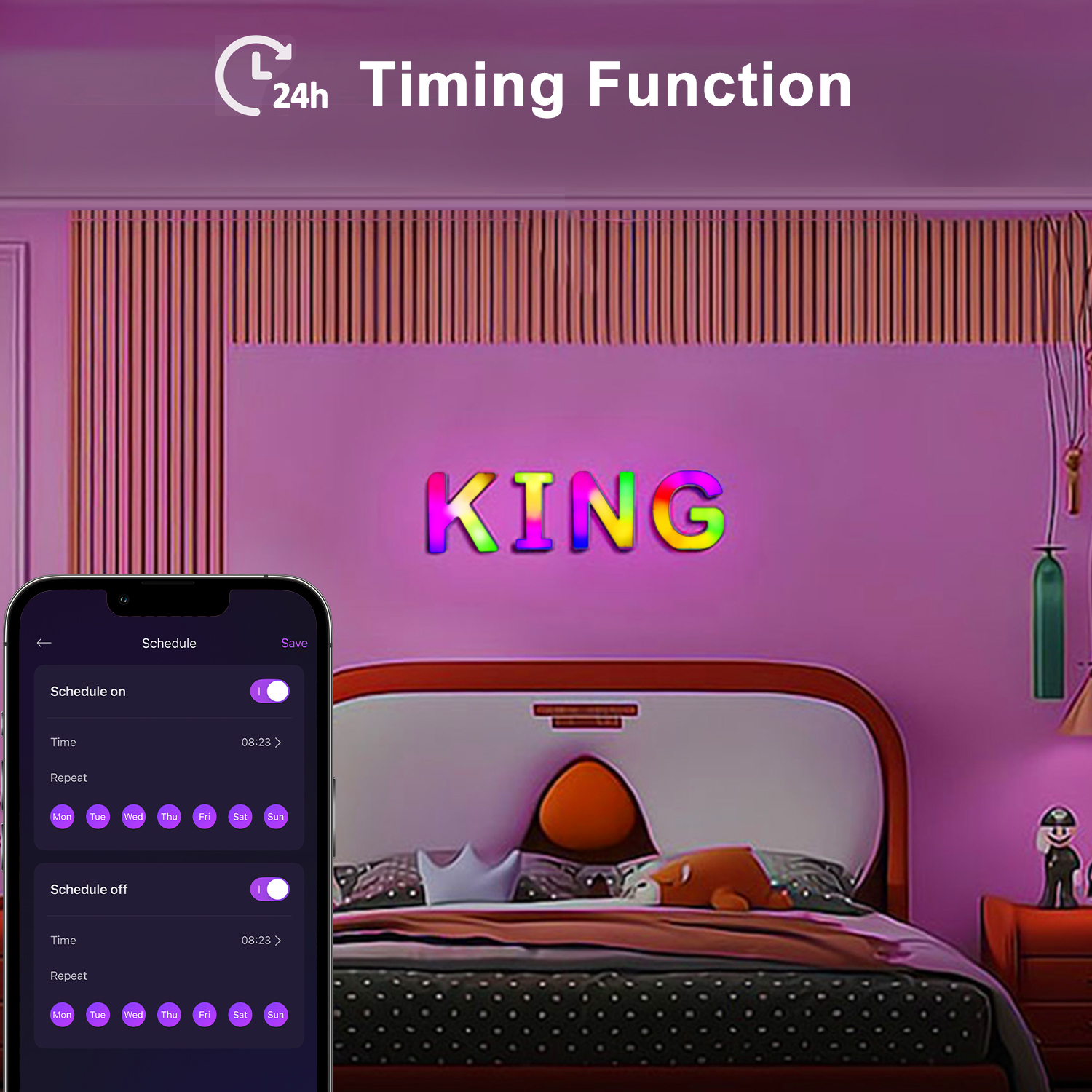 Smart LED Letter & Number Ligh - огляд і ціна Smart Home Poster