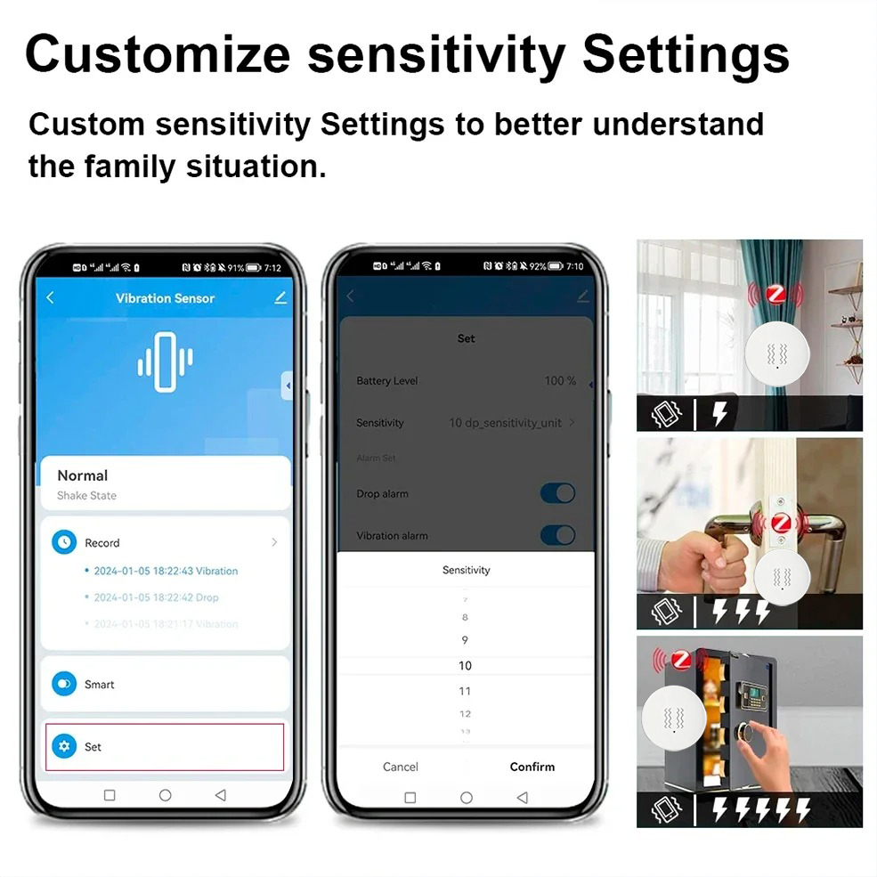 Tuya ZigBee Smart Vibration &  - огляд і ціна Smart Home Kit