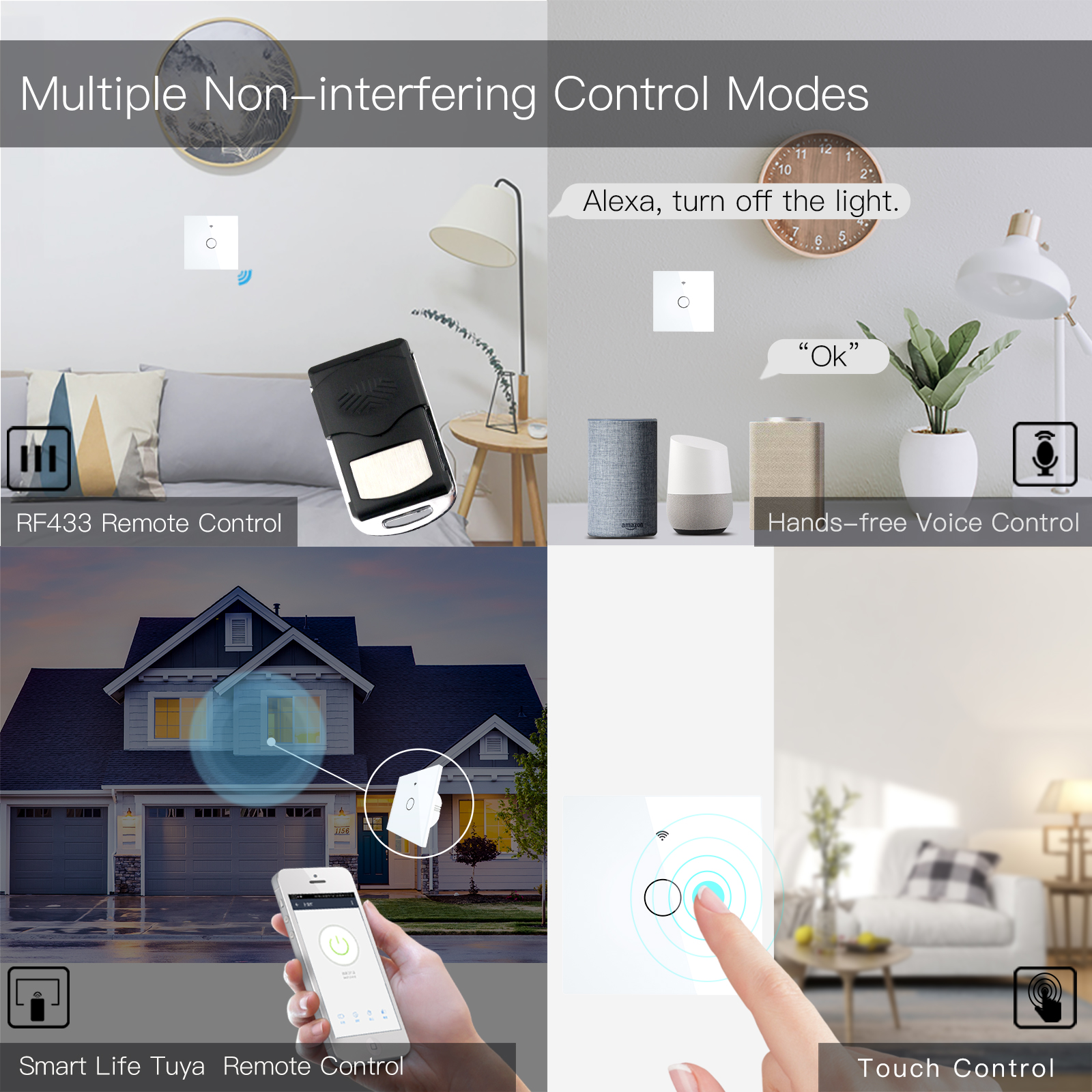 NEW WiFi Smart Light Switch RF - огляд і ціна Smart Home Sistem