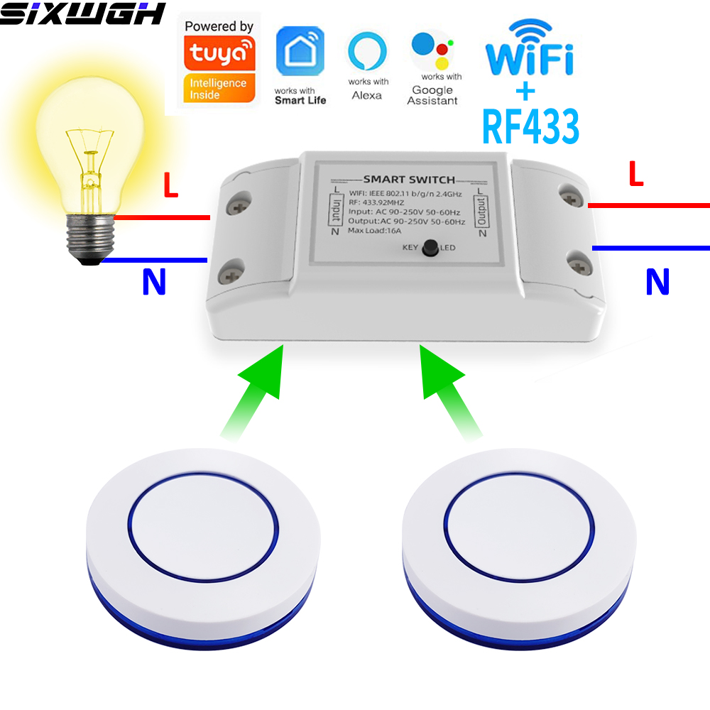 16A WiFi Tuya Smart Switch Wir - огляд і ціна Smart Home Sistem